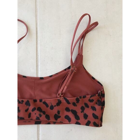H&M Bikini Set Multicolor Animal Print Swimwear FLAWS - Picture 7 of 10
